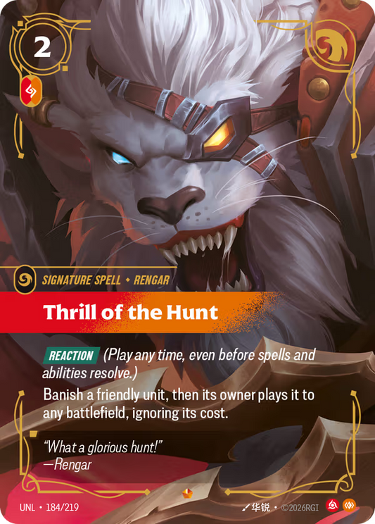 Thrill of the Hunt [UNL-184/219] [Unleashed]