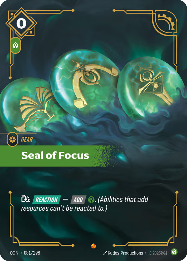Seal of Focus [OGN-081/298] [Origins]