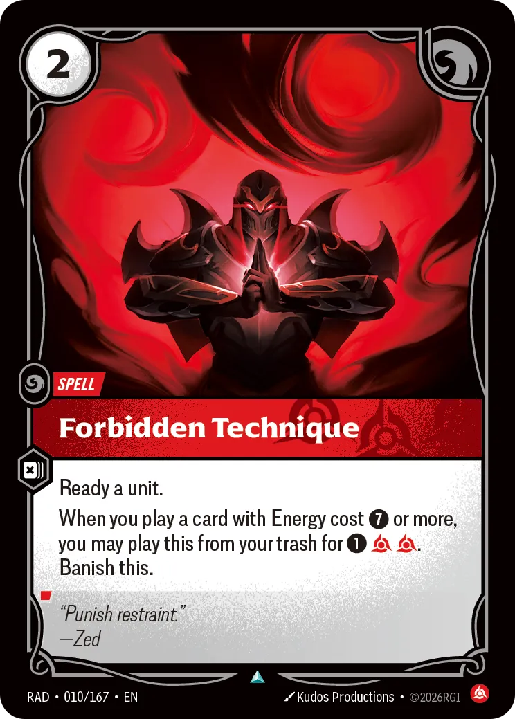 Forbidden Technique [RAD-010/167] [Radiance]