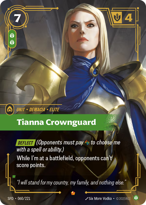 Tianna Crownguard [SFD-060/221] [Spiritforged]