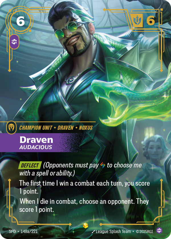 Draven, Audacious [SFD-148a/221] [Spiritforged]