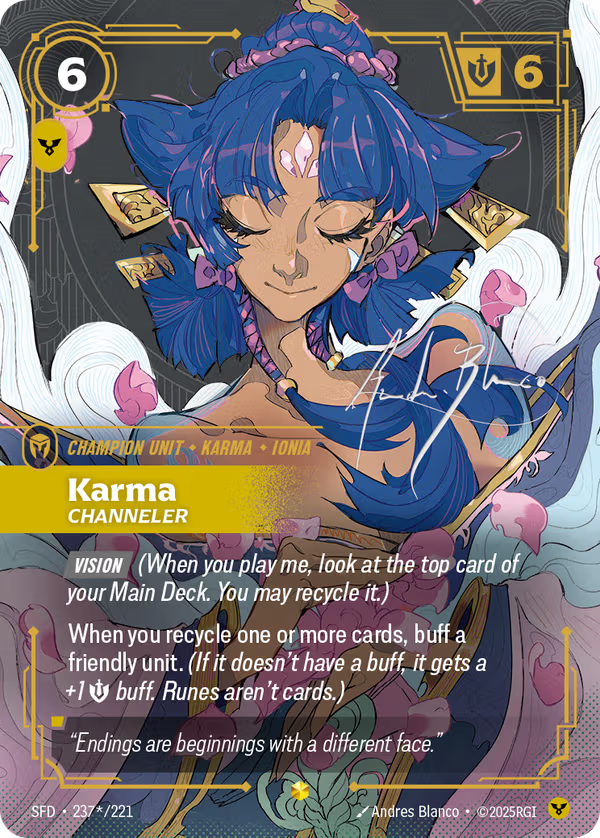 Karma, Channeler [SFD-237*/221] [Spiritforged]