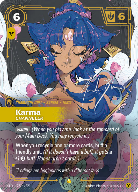 Karma, Channeler [SFD-237*/221] [Spiritforged]