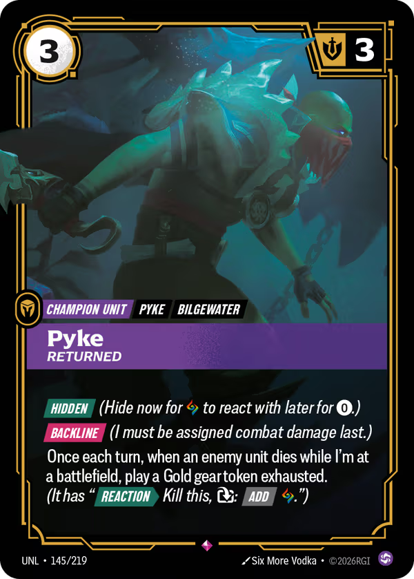 Pyke, Returned [UNL-145/219] [Unleashed]