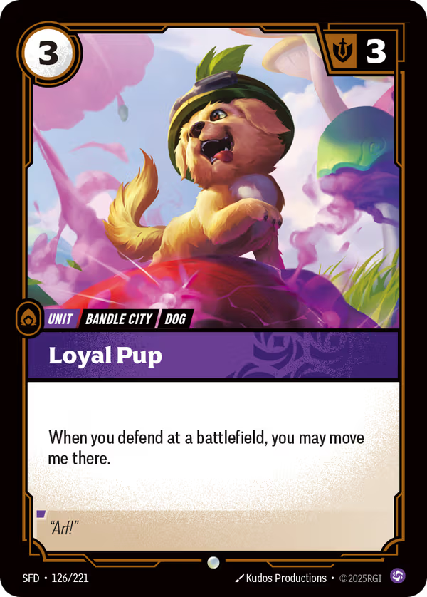 Loyal Pup [SFD-126/221] [Spiritforged] [Foil]