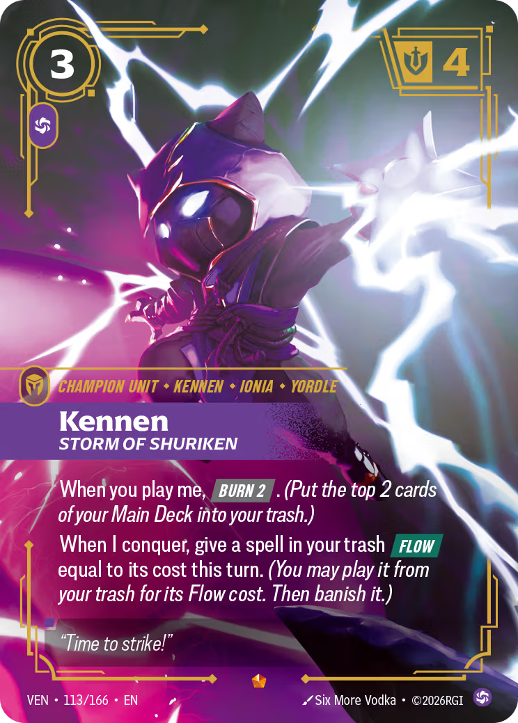 Kennen, Storm of Shuriken [VEN-113/166] [Vendetta]