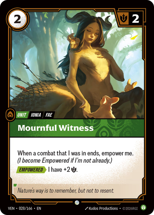 Mournful Witness [VEN-028/166] [Vendetta] [Foil]