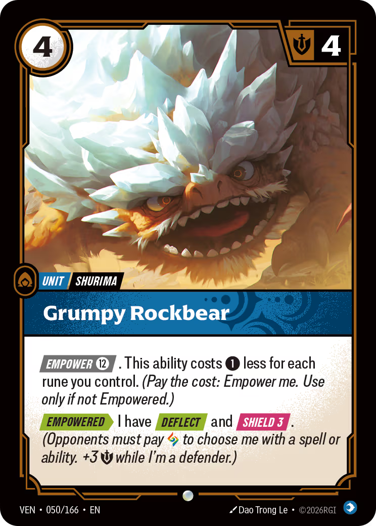 Grumpy Rockbear [VEN-050/166]
