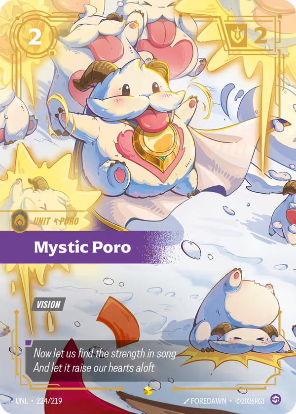 Mystic Poro [UNL-224/219] [Unleashed]