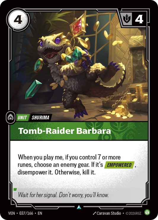 Tomb-Raider Barbara [VEN-037/166] [Vendetta] [Foil]