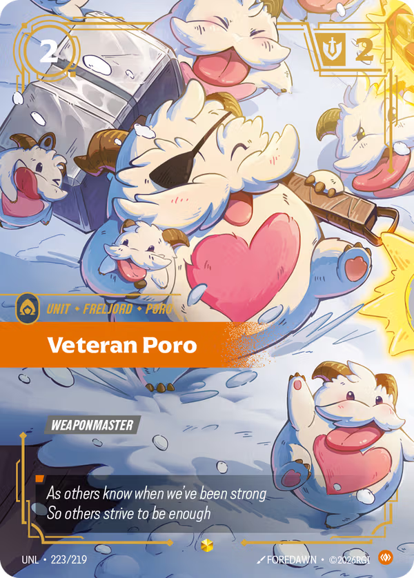 Veteran Poro [UNL-223/219] [Unleashed]
