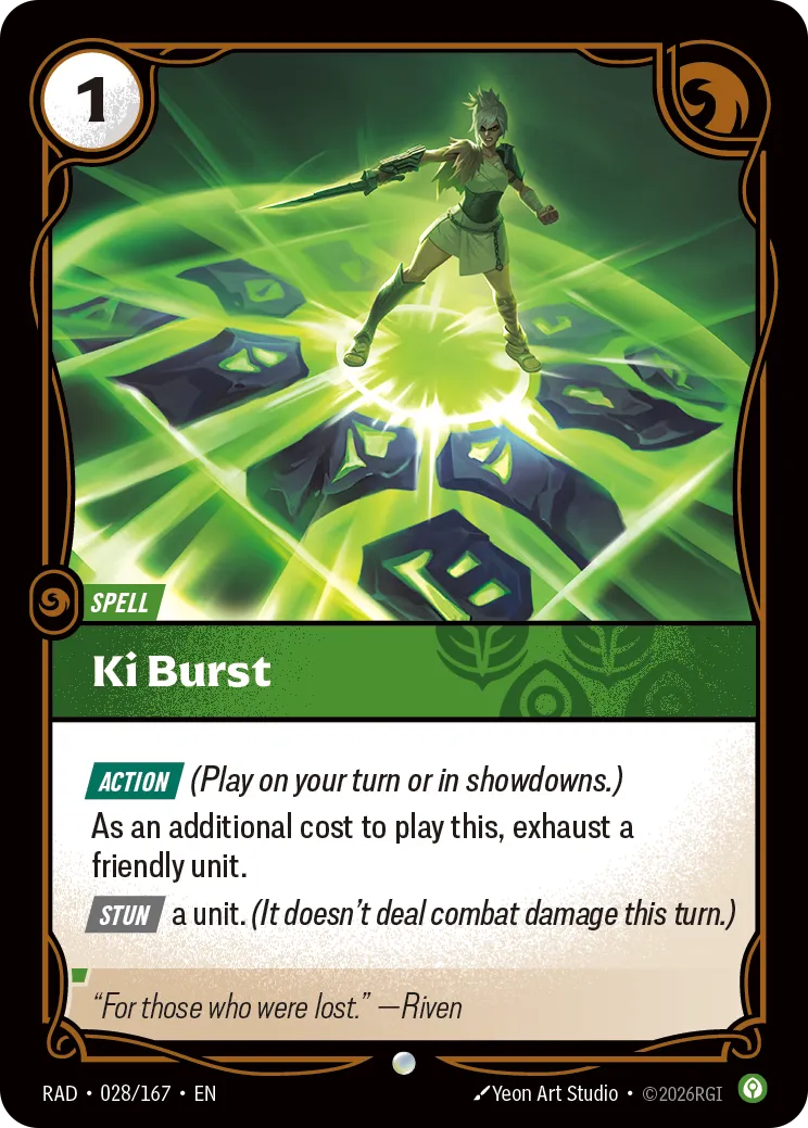 Ki Burst [RAD-028/167] [Radiance] [Foil]