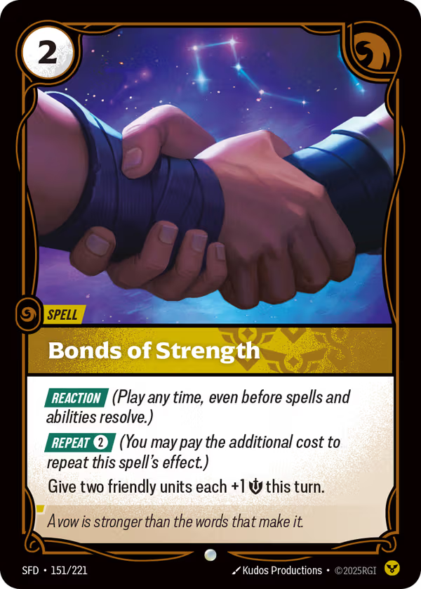 Bonds of Strength [SFD-151/221] [Spiritforged]