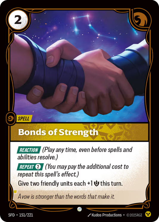 Bonds of Strength [SFD-151/221] [Spiritforged]