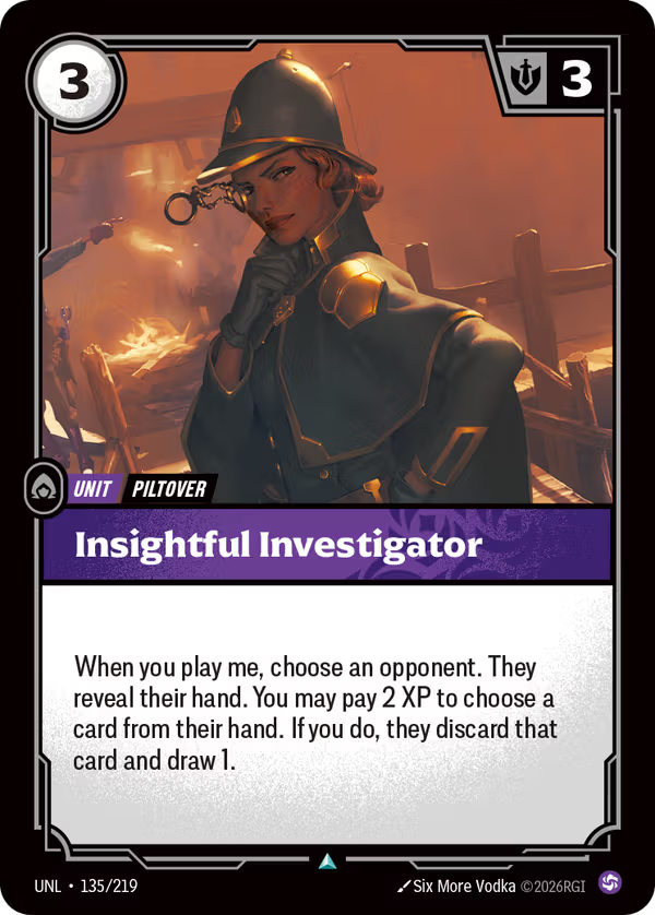 Insightful Investigator [UNL-135/219] [Unleashed]