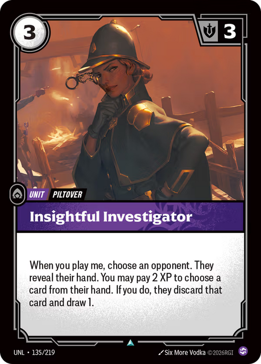 Insightful Investigator [UNL-135/219] [Unleashed] [Foil]
