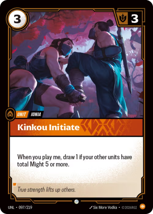 Kinkou Initiate [UNL-097/219] [Unleashed]
