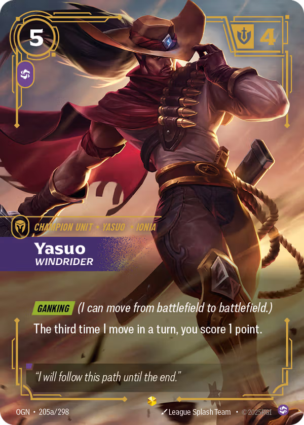 Yasuo, Windrider [OGN-205a/298] [Origins]