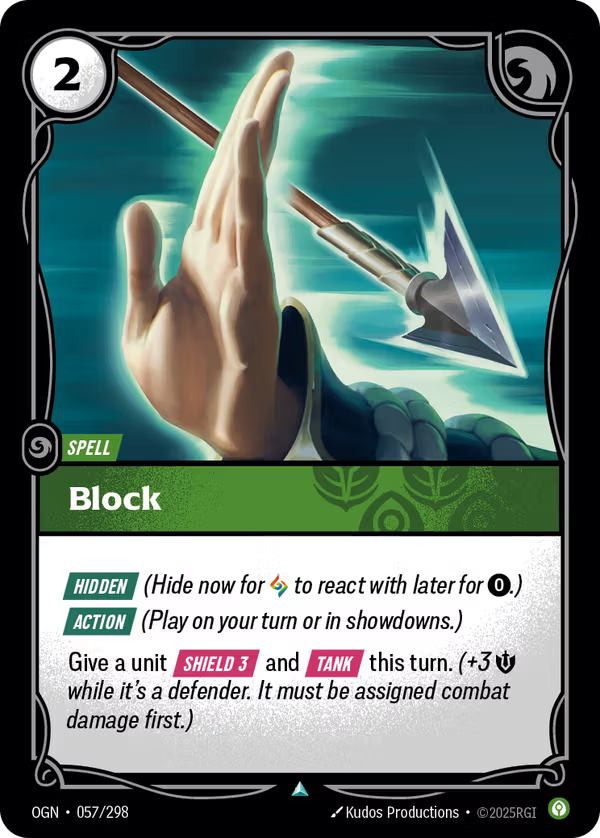 Block [OGN-057/298] [Origins]