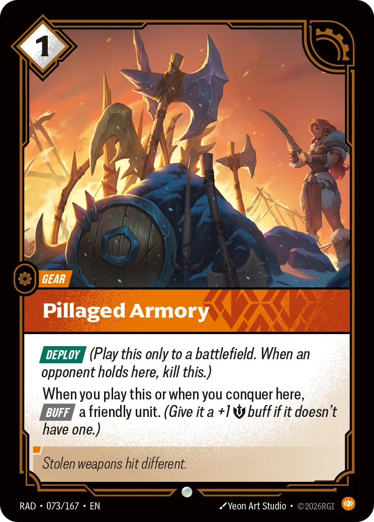 Pillaged Armory [RAD-073/167] [Radiance]