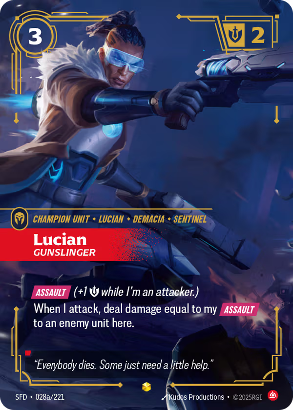 Lucian, Gunslinger [SFD-028a/221] [Spiritforged]