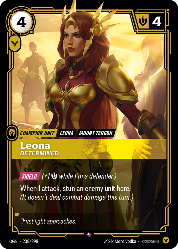 Leona, Determined [OGN-238/298] [Origins]