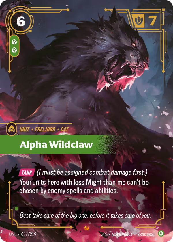 Alpha Wildclaw [UNL-057/219] [Unleashed]