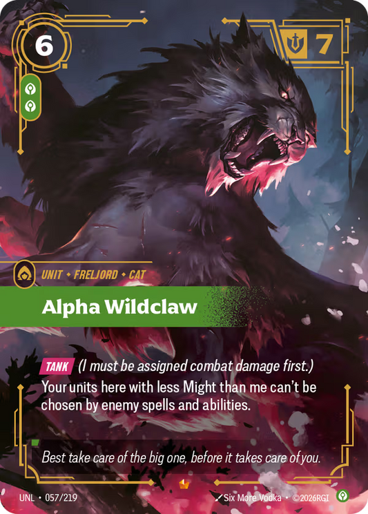 Alpha Wildclaw [UNL-057/219] [Unleashed]