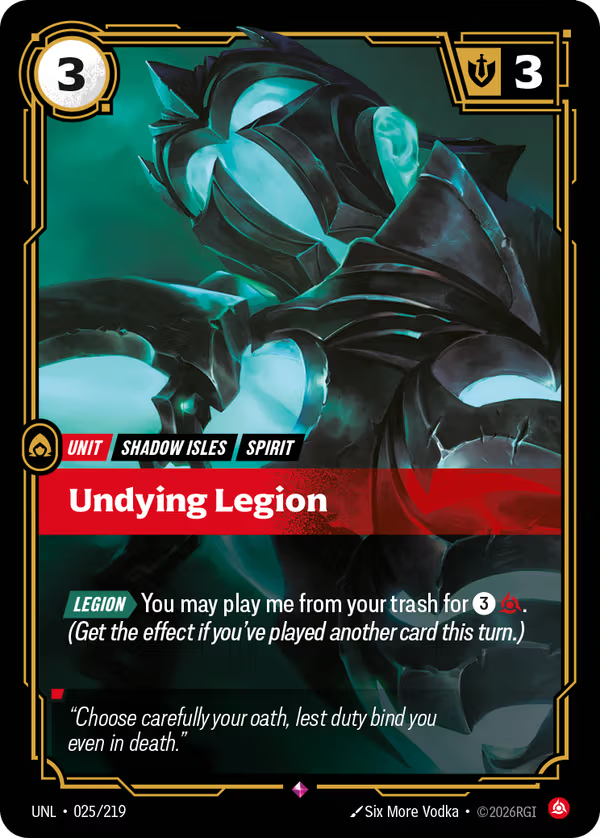 Undying Legion [UNL-025/219] [Unleashed]