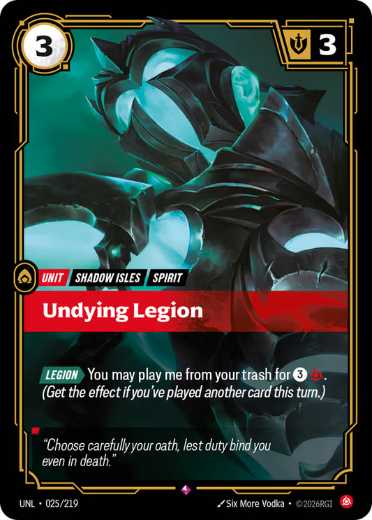 Undying Legion [UNL-025/219] [Unleashed]