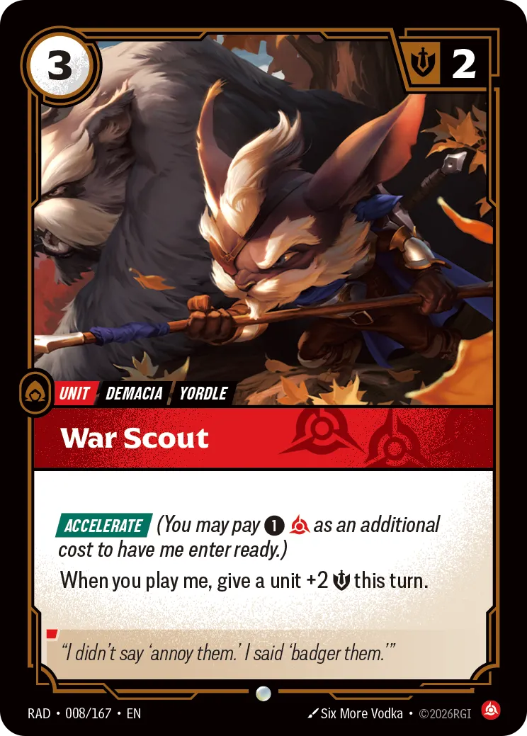 War Scout [RAD-008/167] [Radiance]