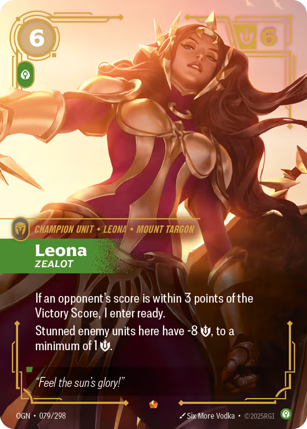 Leona, Zealot [OGN-079/298] [Origins]