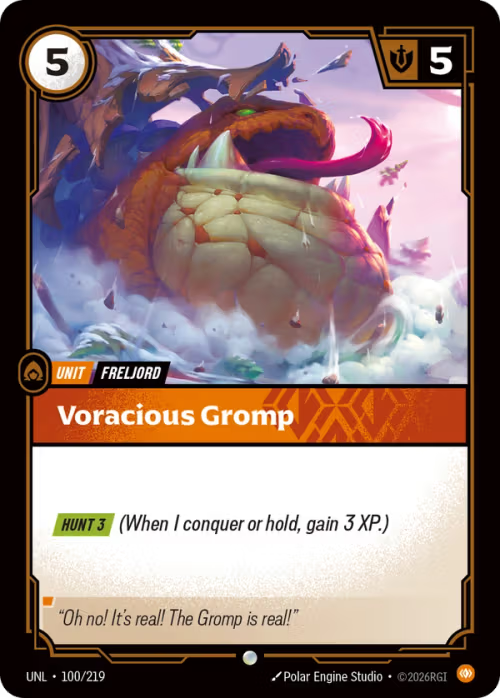 Voracious Gromp [UNL-100/219] [Unleashed] [Foil]