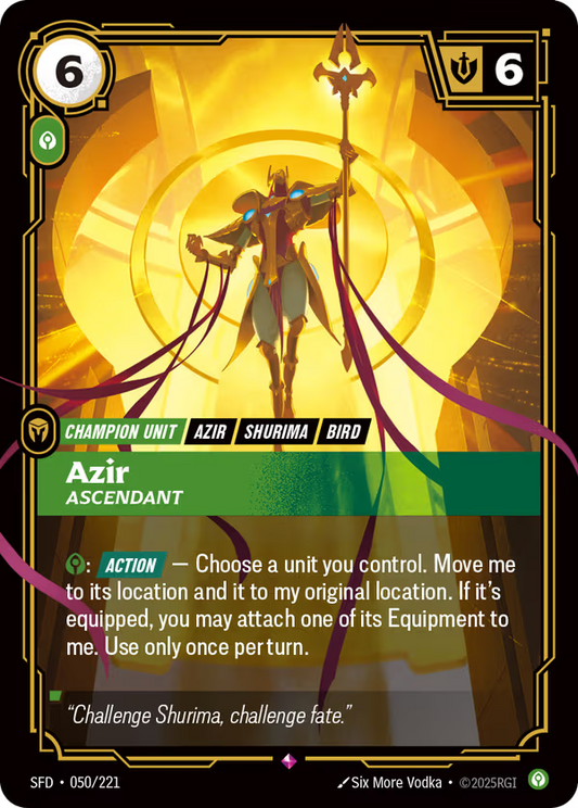 Azir, Ascendant [SFD-050/221] [Spiritforged]