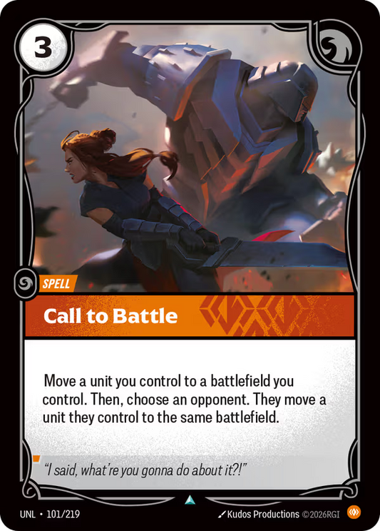Call to Battle [UNL-101/219] [Unleashed] [Foil]