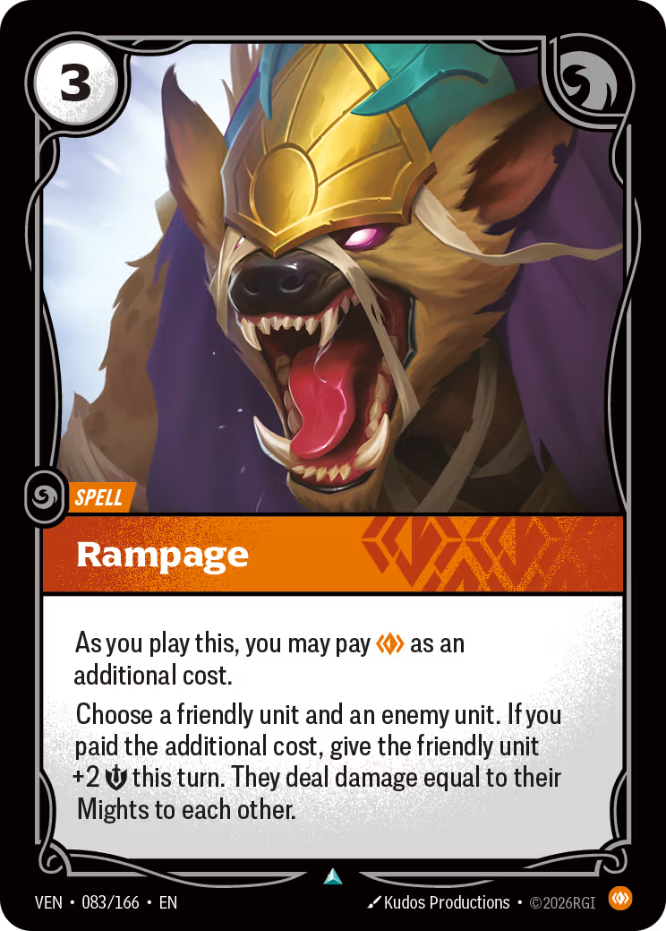 Rampage [VEN-083/166] [Vendetta]