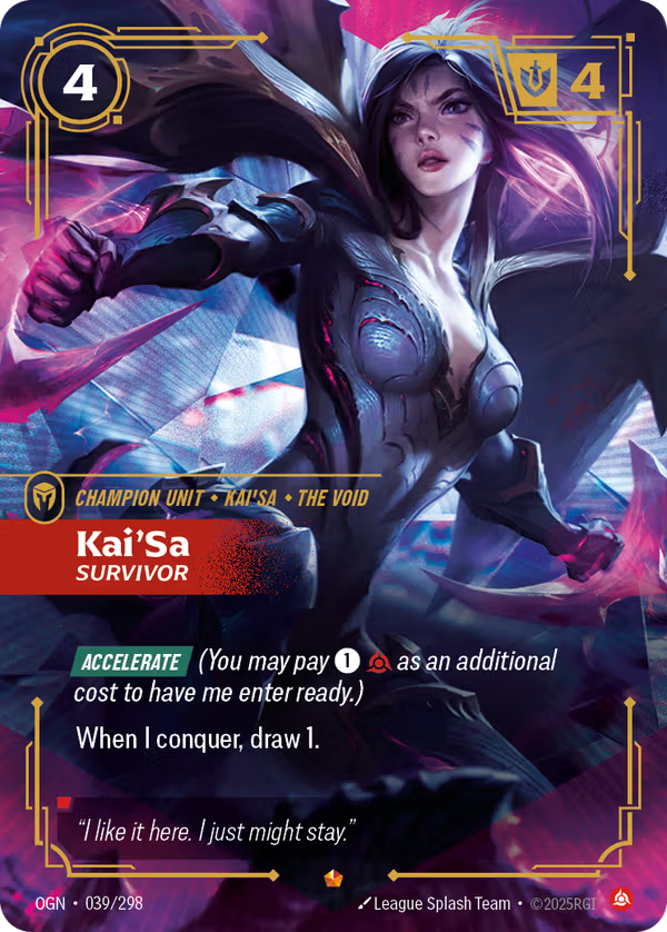 Kai'Sa, Survivor [OGN-039/298] [Origins]