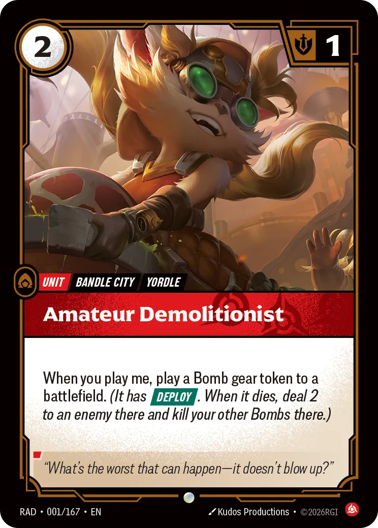 Amateur Demolitionist [RAD-001/167] [Radiance]