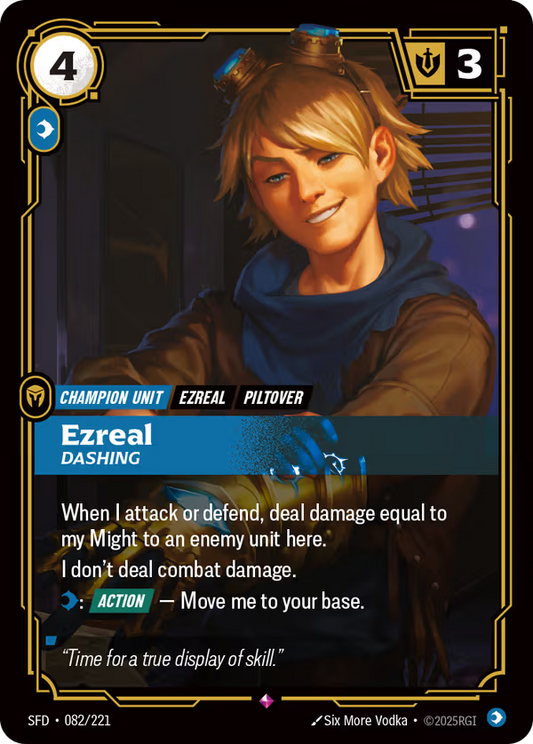 Ezreal, Dashing [SFD-082/221] [Spiritforged]
