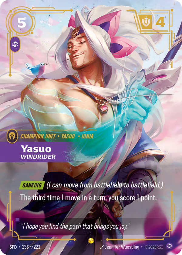 Yasuo, Windrider [SFD-235*/221] [Spiritforged]