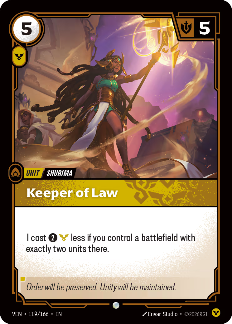 Keeper of Law [VEN-119/166] [Vendetta]