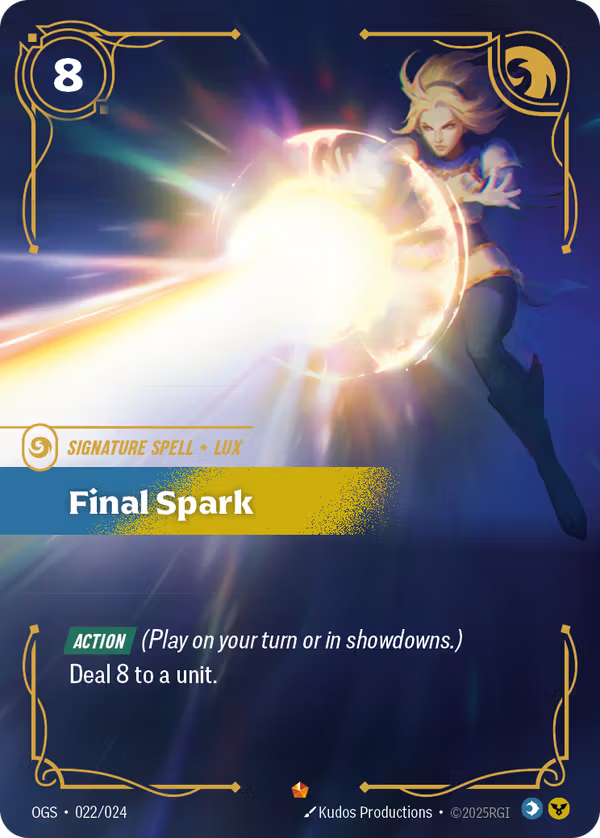 Final Spark [OGS-022/024] [Origins Proving Grounds]