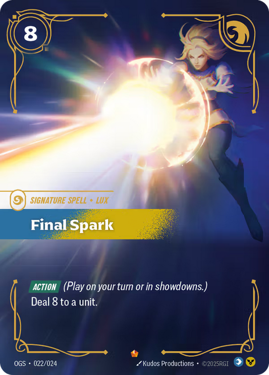 Final Spark [OGS-022/024] [Origins Proving Grounds]