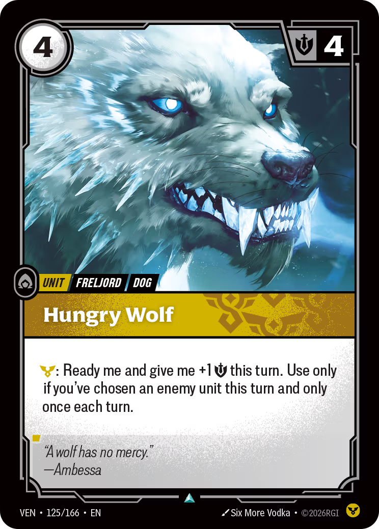 Hungry Wolf [VEN-125/166] [Vendetta]