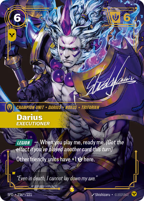 Darius, Executioner [SFD-236*/221] [Spiritforged]