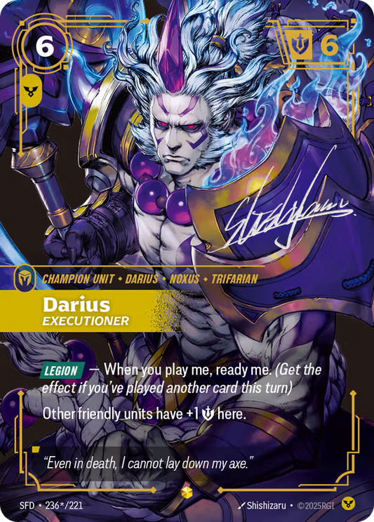 Darius, Executioner [SFD-236*/221] [Spiritforged]