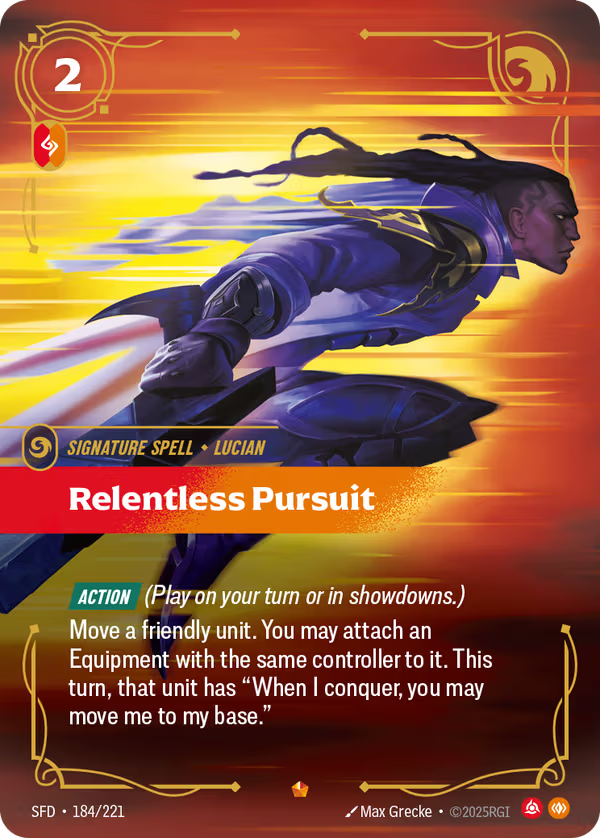 Relentless Pursuit [SFD-184/221] [Spiritforged]
