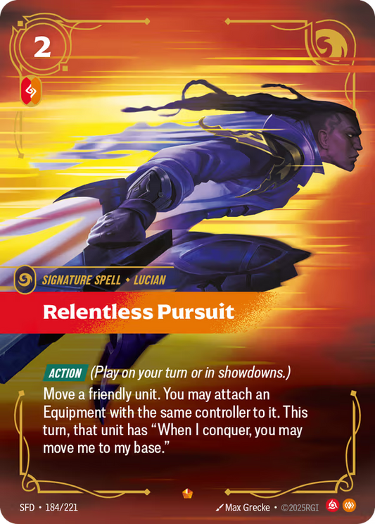 Relentless Pursuit [SFD-184/221] [Spiritforged]