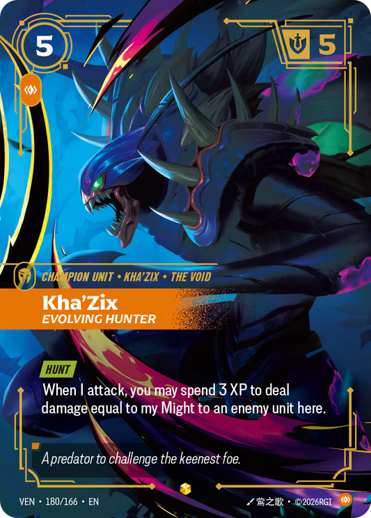 Kha'Zix, Evolving Hunter [VEN-180/166] [Vendetta]