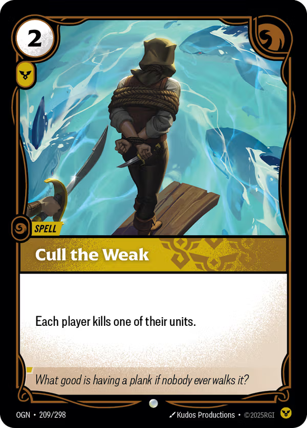 Cull the Weak [OGN-209/298] [Origins]